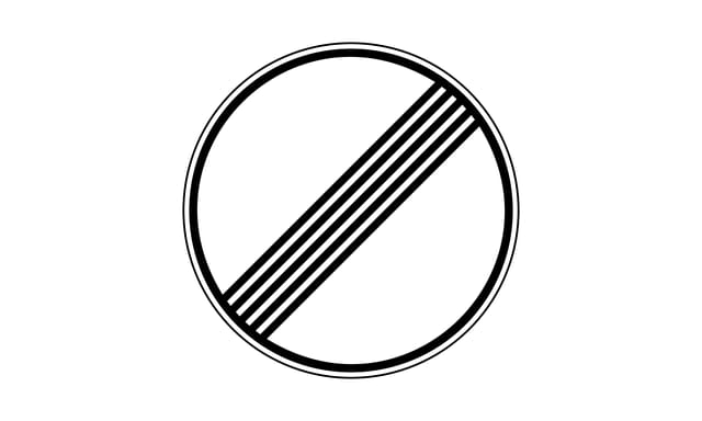 1.4.41-133: Welche Verbote werden mit diesem Verkehrszeichen aufgehoben?