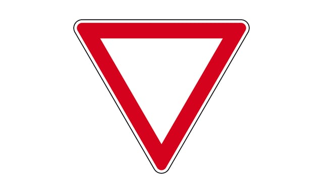 1.4.41-153: Wie verhalten Sie sich bei diesem Verkehrszeichen?